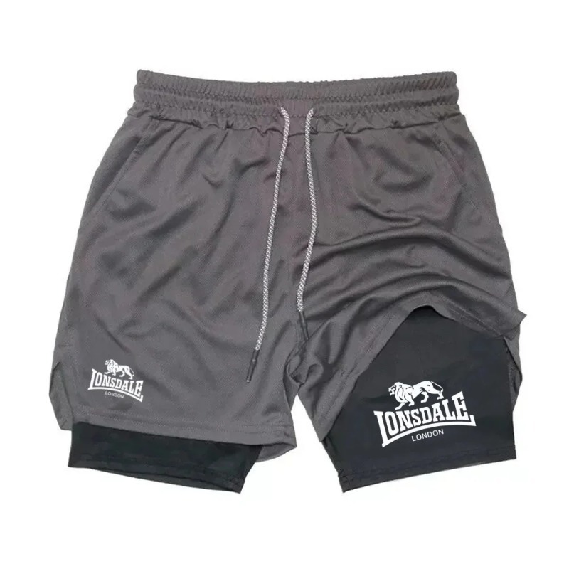 Compression Shorts Athletes - 2in1 Running Shorts for Men Gym