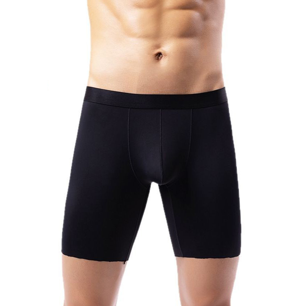 Men Ice Silk Long Leg Shorts B - огляд і ціна Long Leg Trunk Men