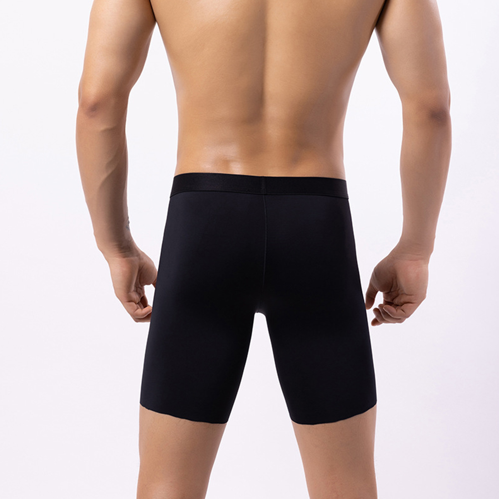 Men Ice Silk Long Leg Shorts B - огляд і ціна Long Leg Trunk Men
