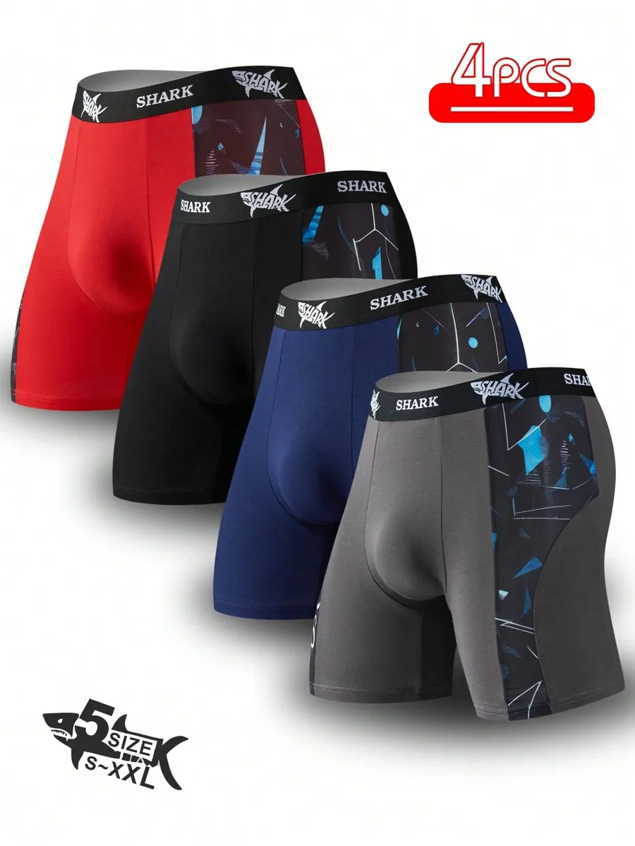 Red Spliced Mesh Boxer Shorts  - огляд і ціна Mesh Sport Boxer