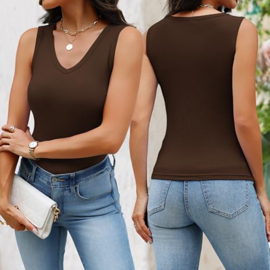 Chulianyouhuo Womens Sleeveles - огляд і ціна Tank Top Ribbed