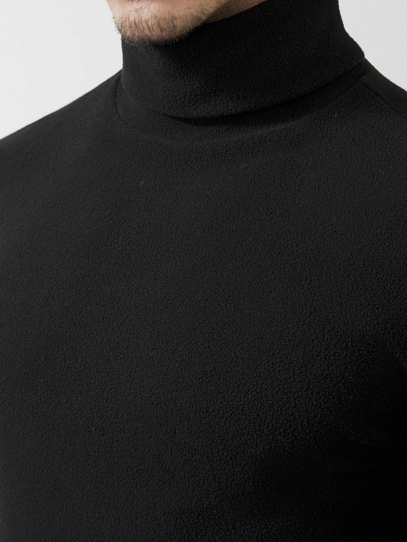 Men's Black High-Neck Long Sle - огляд і ціна Base Layer Top