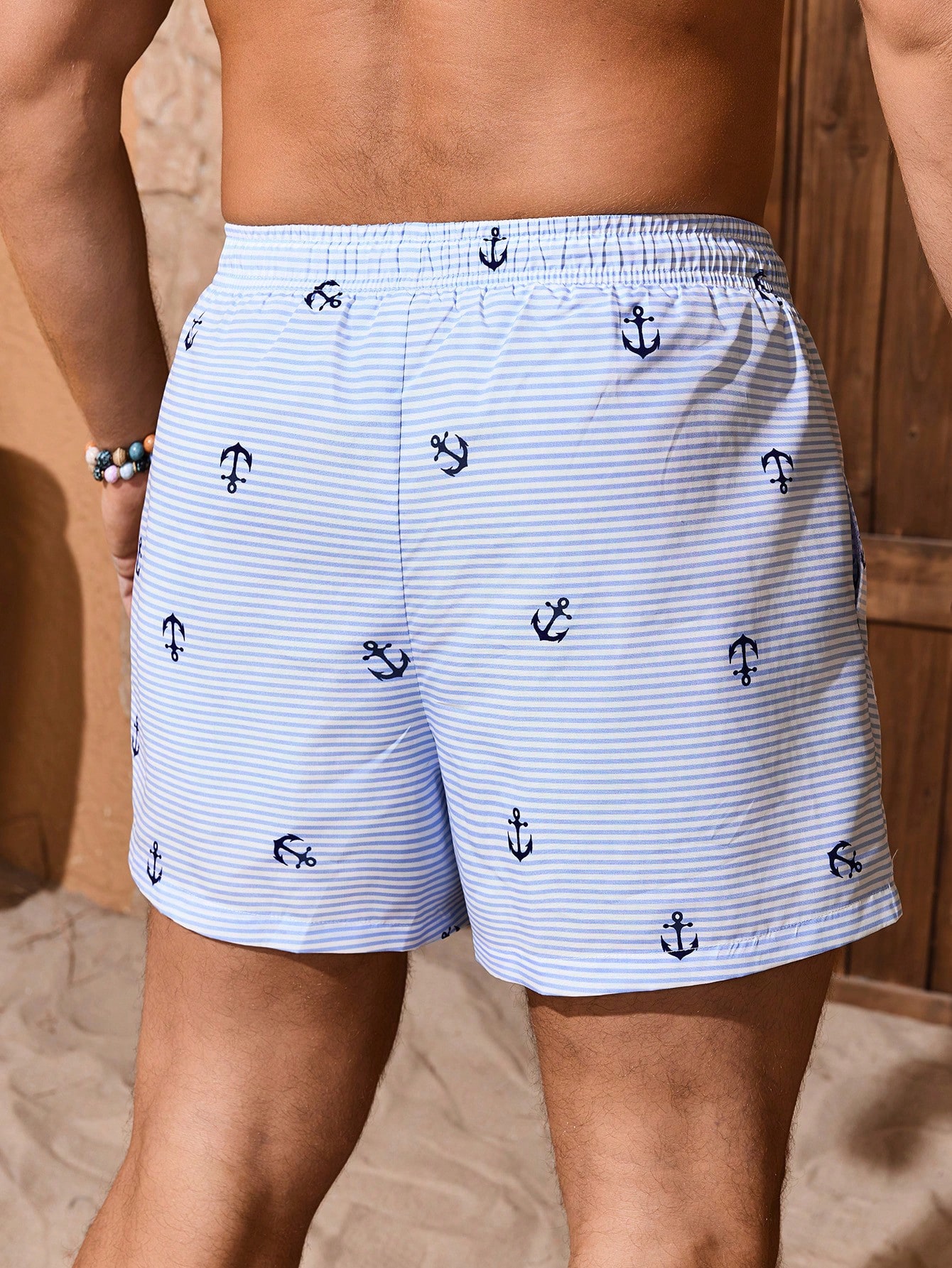 Men's Swimming Trunks Drawstri - огляд і ціна Bamboo Fiber Trunk