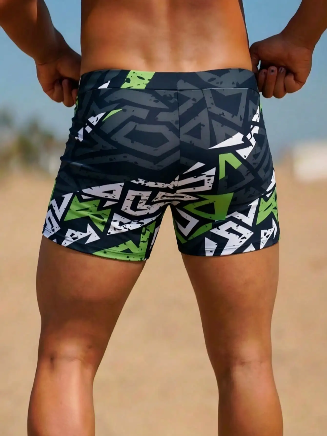 Men's Fashion Printed Pattern  - огляд і ціна Bamboo Fiber Trunk