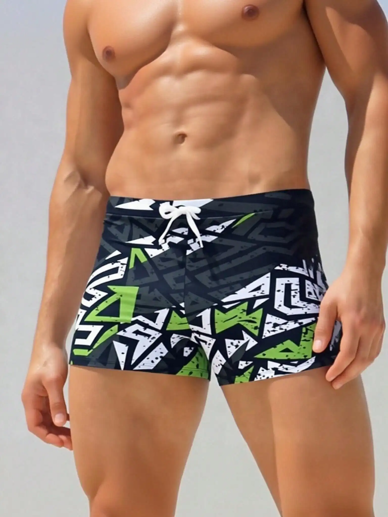 Men's Fashion Printed Pattern  - огляд і ціна Bamboo Fiber Trunk