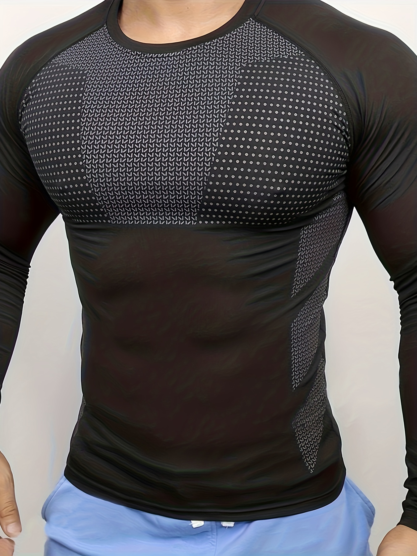 Men's autumn and winter thick  - огляд і ціна T Shirt Tight Fit