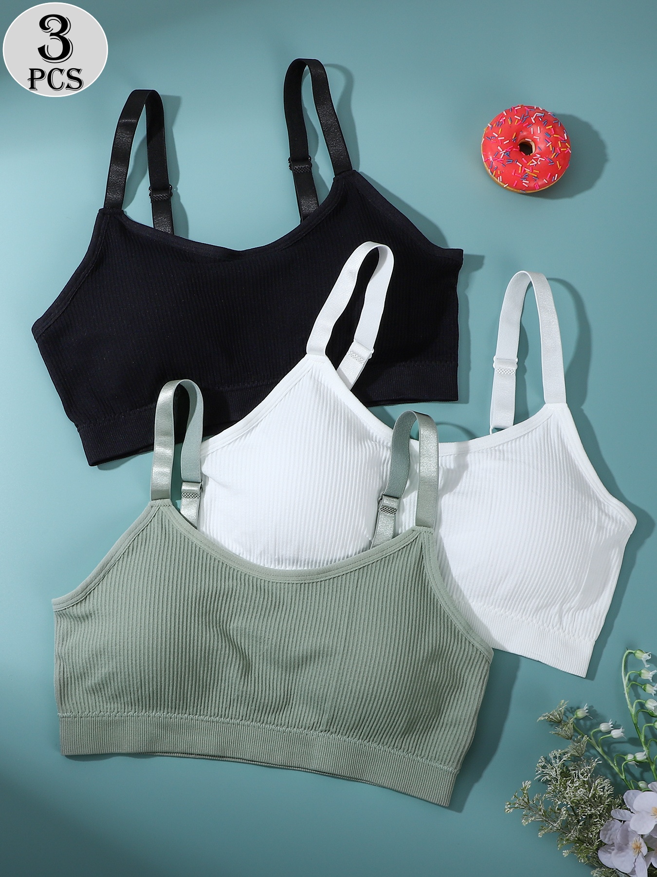 3-Pack - Women's Sports Bra -  - огляд і ціна Multi Pack Underwear