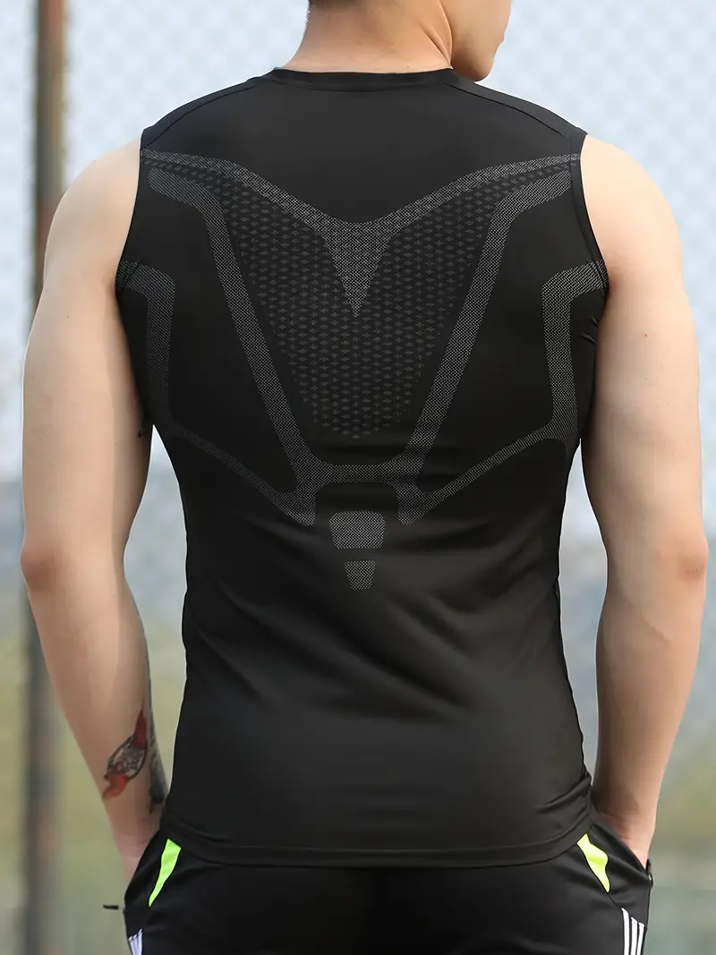 Men's Tight Vest Compression S - огляд і ціна T Shirt Tight Fit