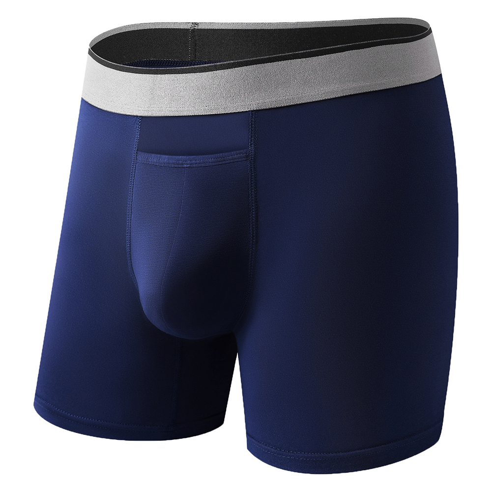 1pc Men Long Leg Shorts Soft U - огляд і ціна Long Leg Trunk Men