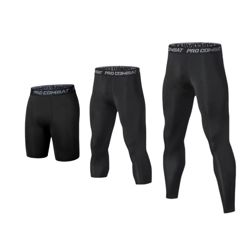 1-Piece Set Mens Compression P - огляд і ціна Compression Shorts Athletes