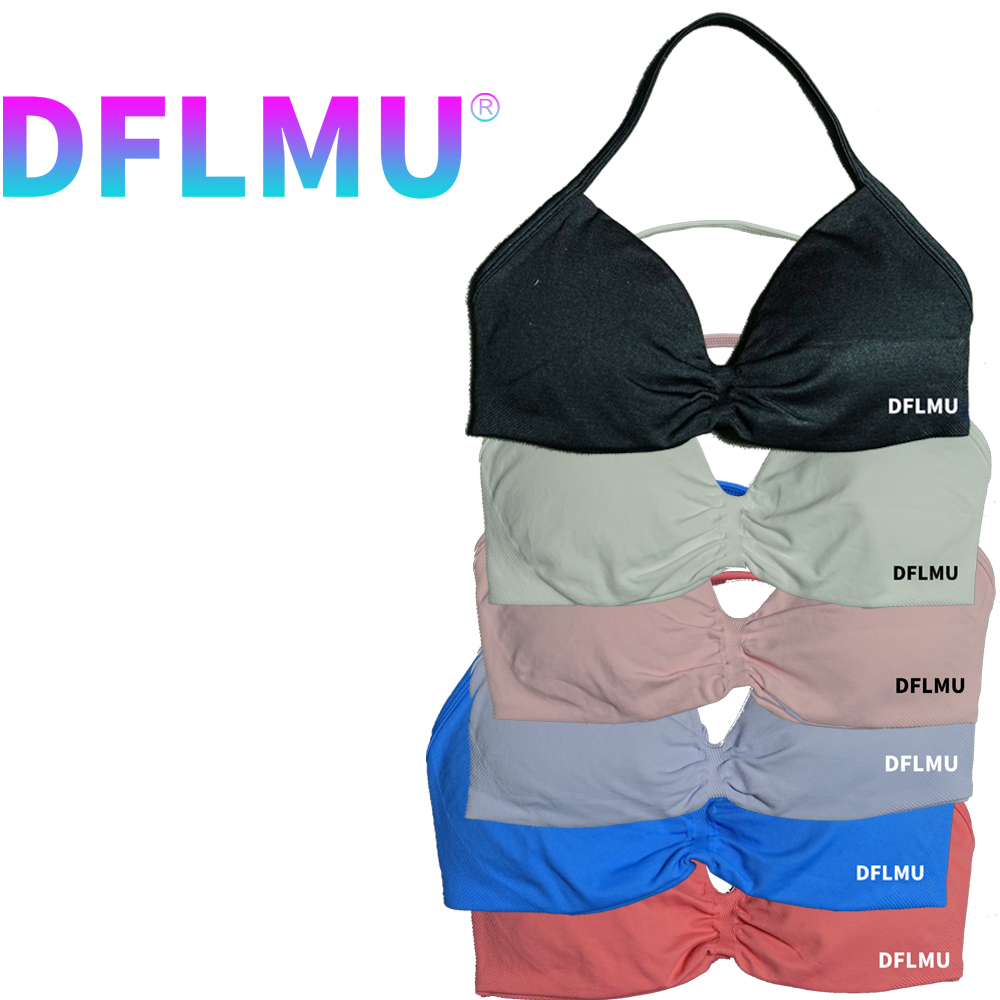 DFLMU Women Halter Sports Bra  - огляд і ціна Suspender Tank Top