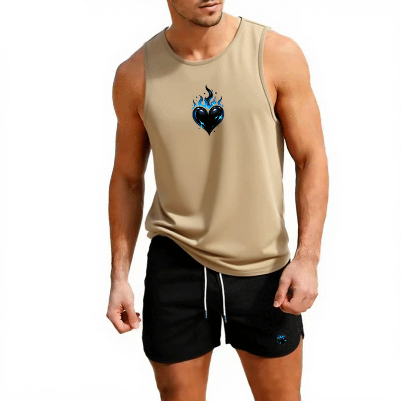 Fitness loose men tank top  sl - огляд і ціна Sleeveless Undershirt