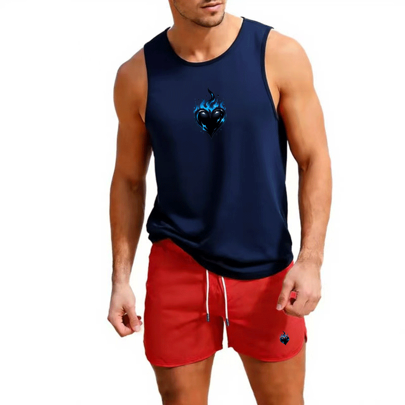 Fitness loose men tank top  sl - огляд і ціна Sleeveless Undershirt