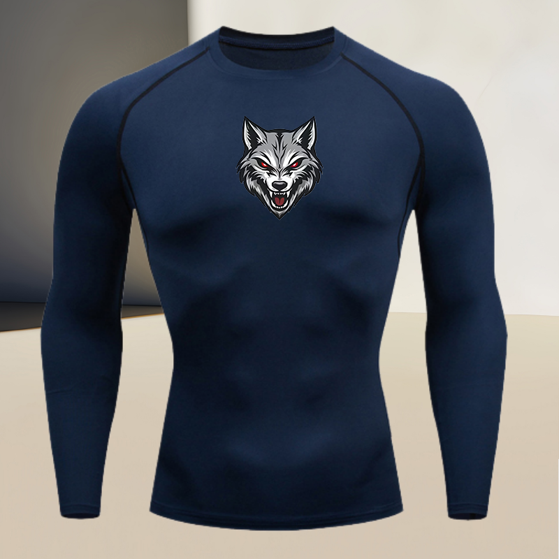 Men's long sleeved round neck  - огляд і ціна T Shirt Tight Fit