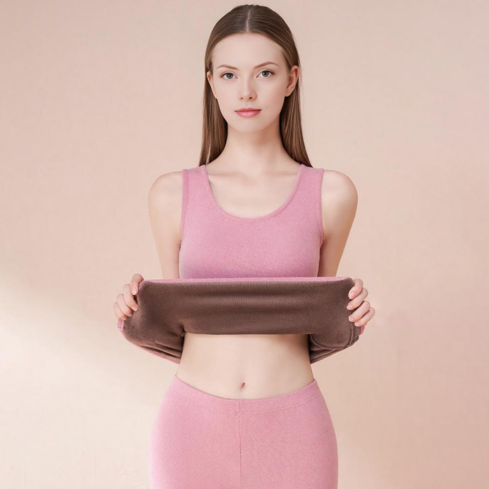 Fleece Lined Women Thermal Tan - огляд і ціна Undershirt Crew Neck