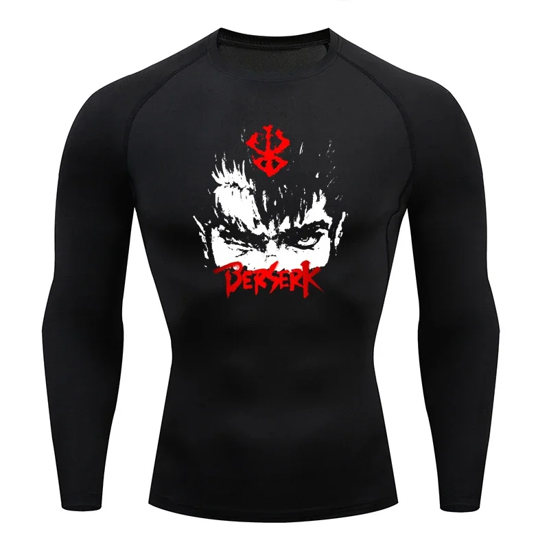 Sportswear for Men Gym Anime B - огляд і ціна T Shirt Tight Fit