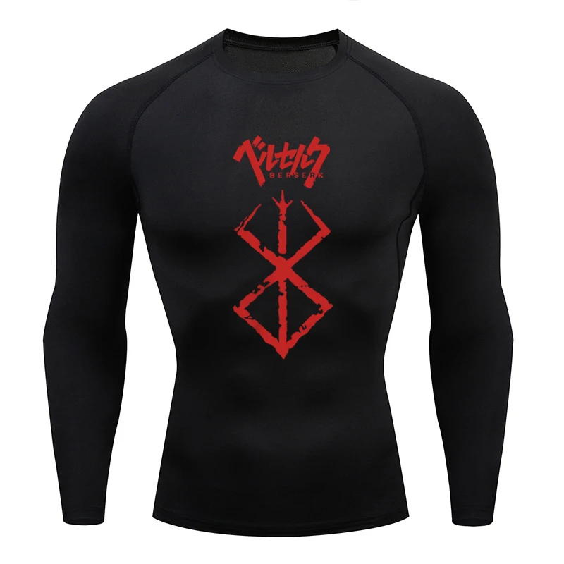 Sportswear for Men Gym Anime B - огляд і ціна T Shirt Tight Fit