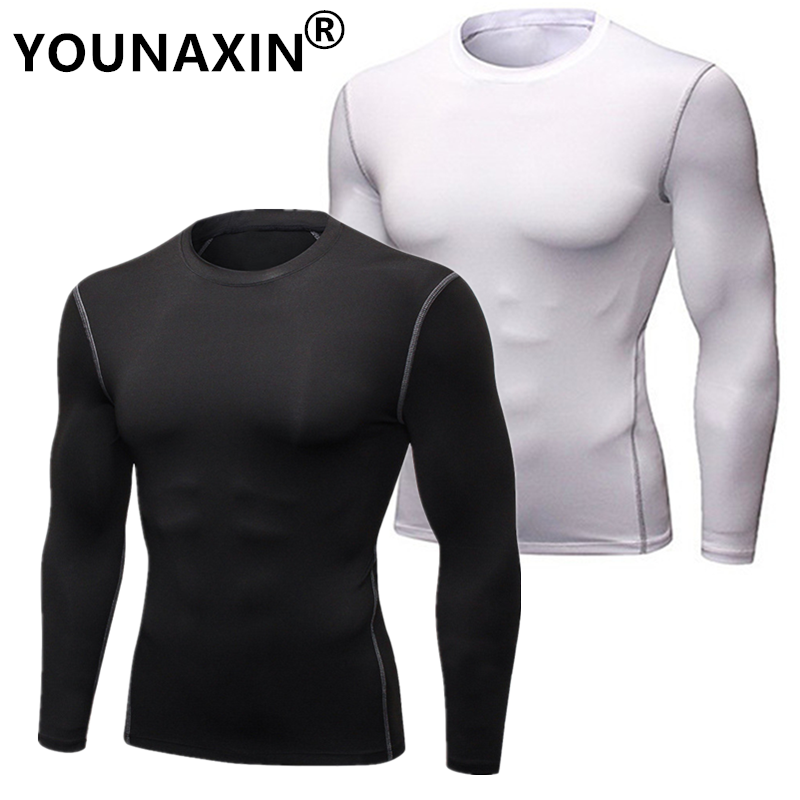 Men's Running Sports Long Slee - огляд і ціна T Shirt Tight Fit