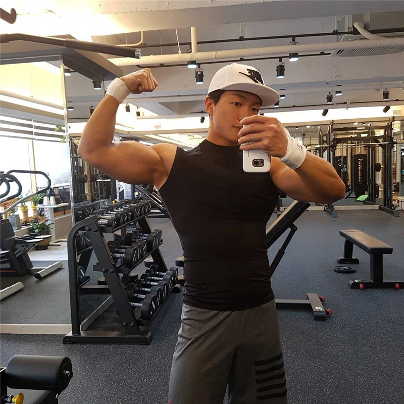 Compression Tight Clothing Gym - огляд і ціна Sleeveless Undershirt