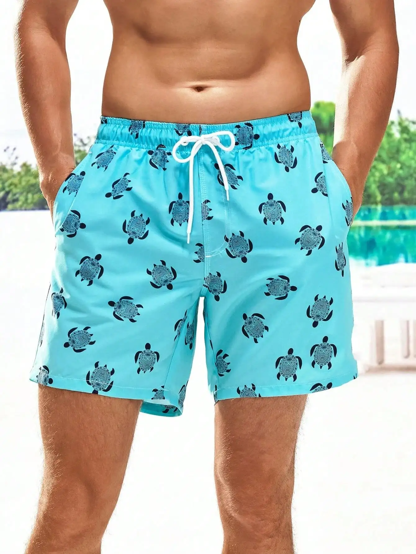 Men's Beach Shorts Summer Fash - огляд і ціна Bamboo Fiber Trunk