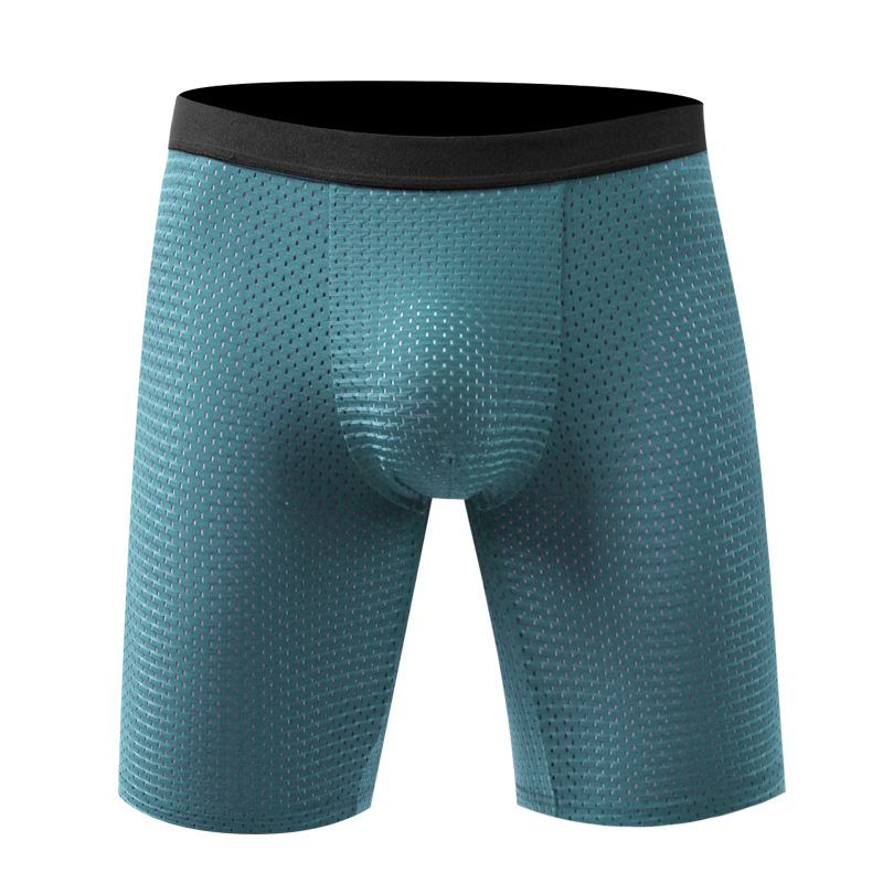 Men's Boxers Shorts Ice Silk M - огляд і ціна Long Leg Trunk Men