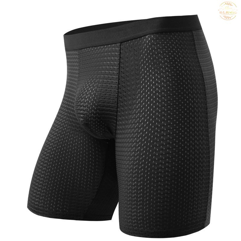 Men's Boxers Shorts Ice Silk M - огляд і ціна Long Leg Trunk Men
