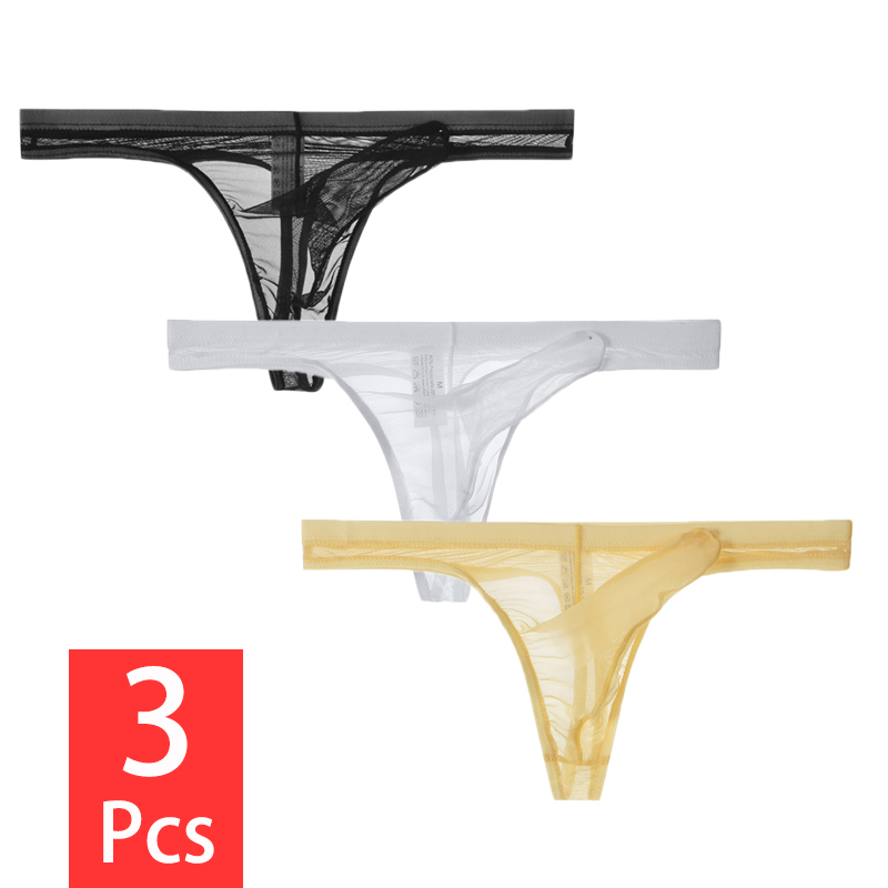 3Pcs/lot Men Underwear T-Back  - огляд і ціна Multi Pack Underwear