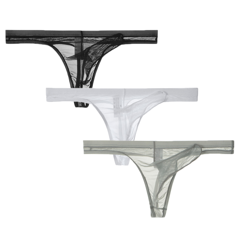 3Pcs/lot Men Underwear T-Back  - огляд і ціна Multi Pack Underwear
