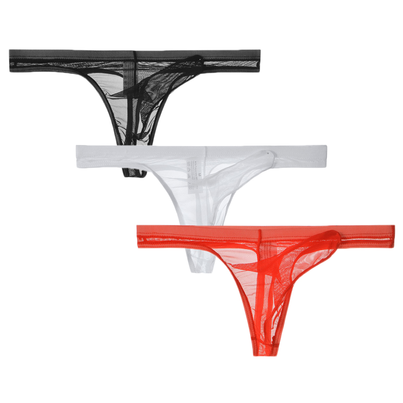 3Pcs/lot Men Underwear T-Back  - огляд і ціна Multi Pack Underwear