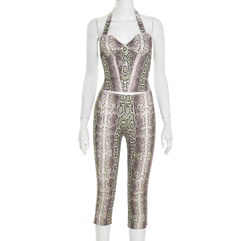 Serpentine Print Women Sexy 2  - огляд і ціна Suspender Tank Top