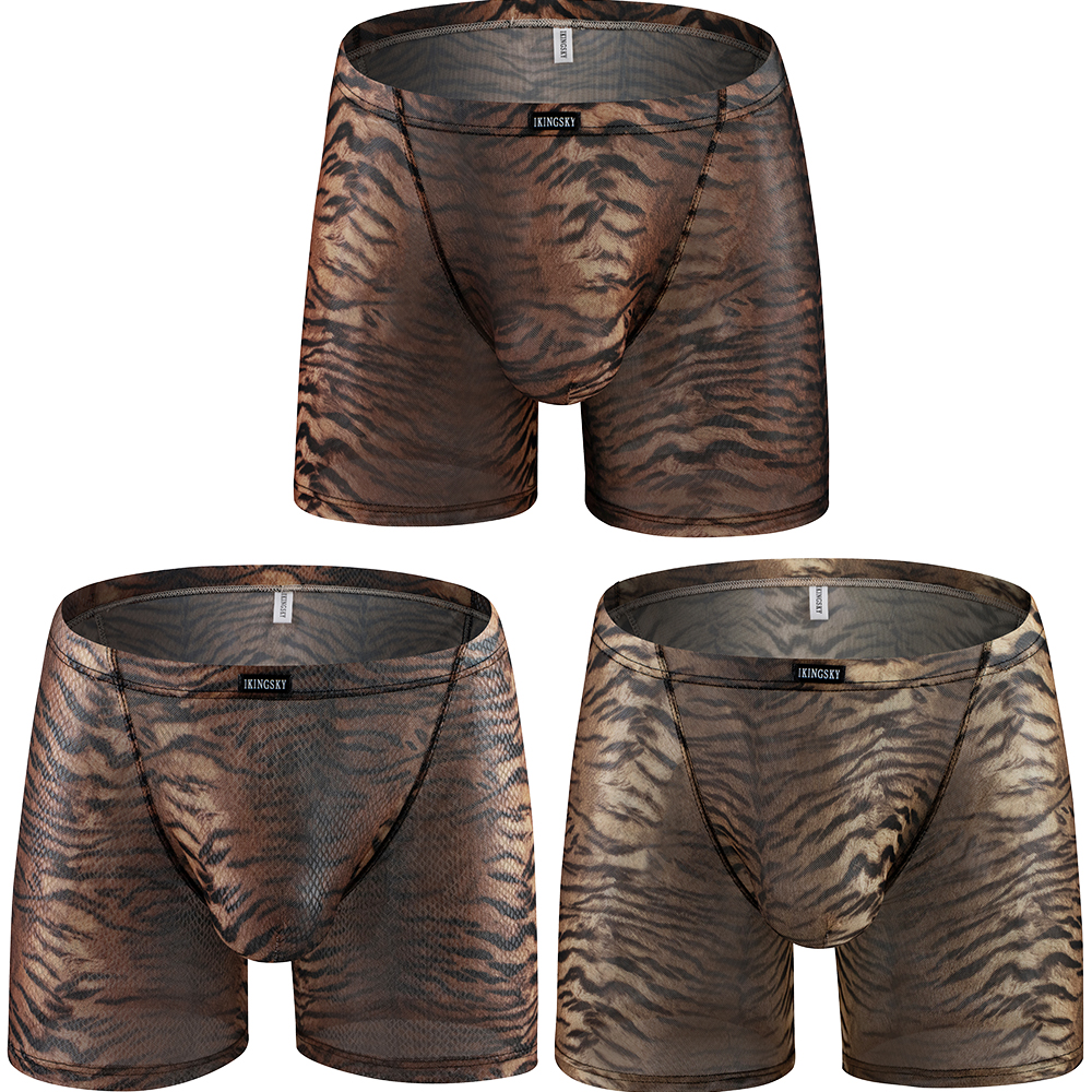 iKingsky Men's Tiger Stripes L - огляд і ціна Long Leg Trunk Men