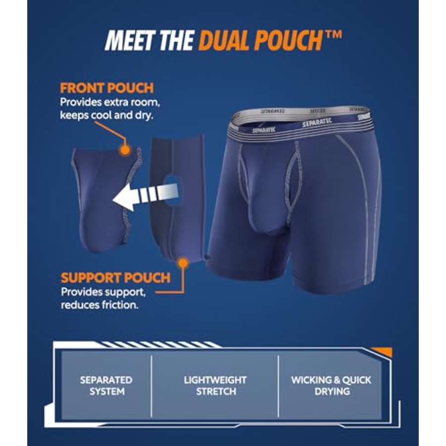 Separatec Mens Underwear with  - огляд і ціна Performance Boxer Sport