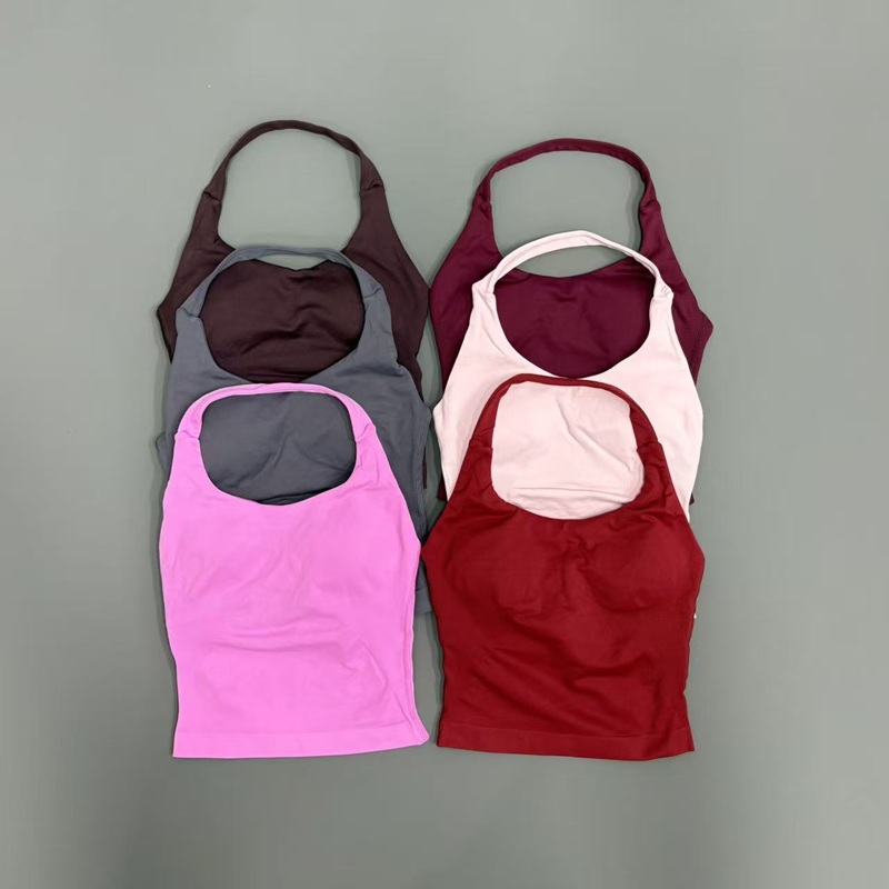 Yoga Tank Top Women Seamless O - огляд і ціна Suspender Tank Top