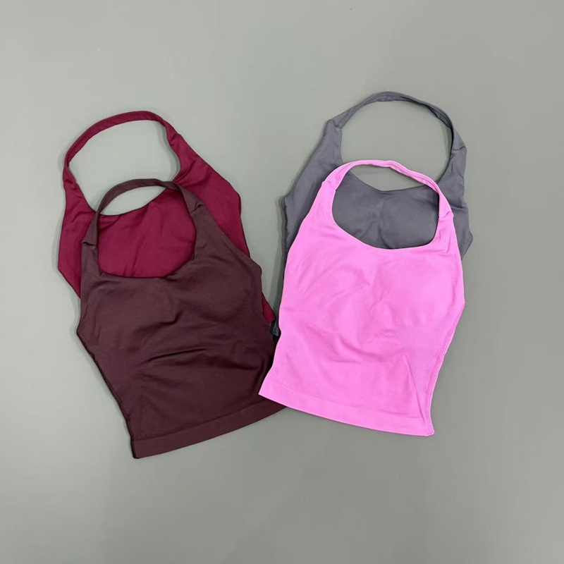 Yoga Tank Top Women Seamless O - огляд і ціна Suspender Tank Top