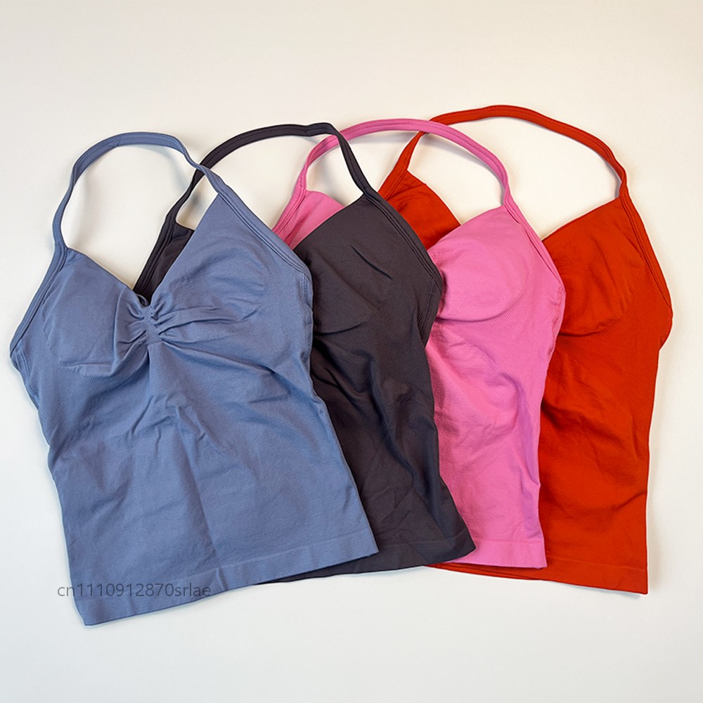 Women's Seamless Halter Strapp - огляд і ціна Suspender Tank Top