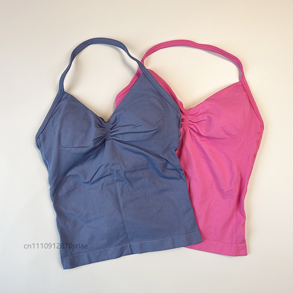 Women's Seamless Halter Strapp - огляд і ціна Suspender Tank Top