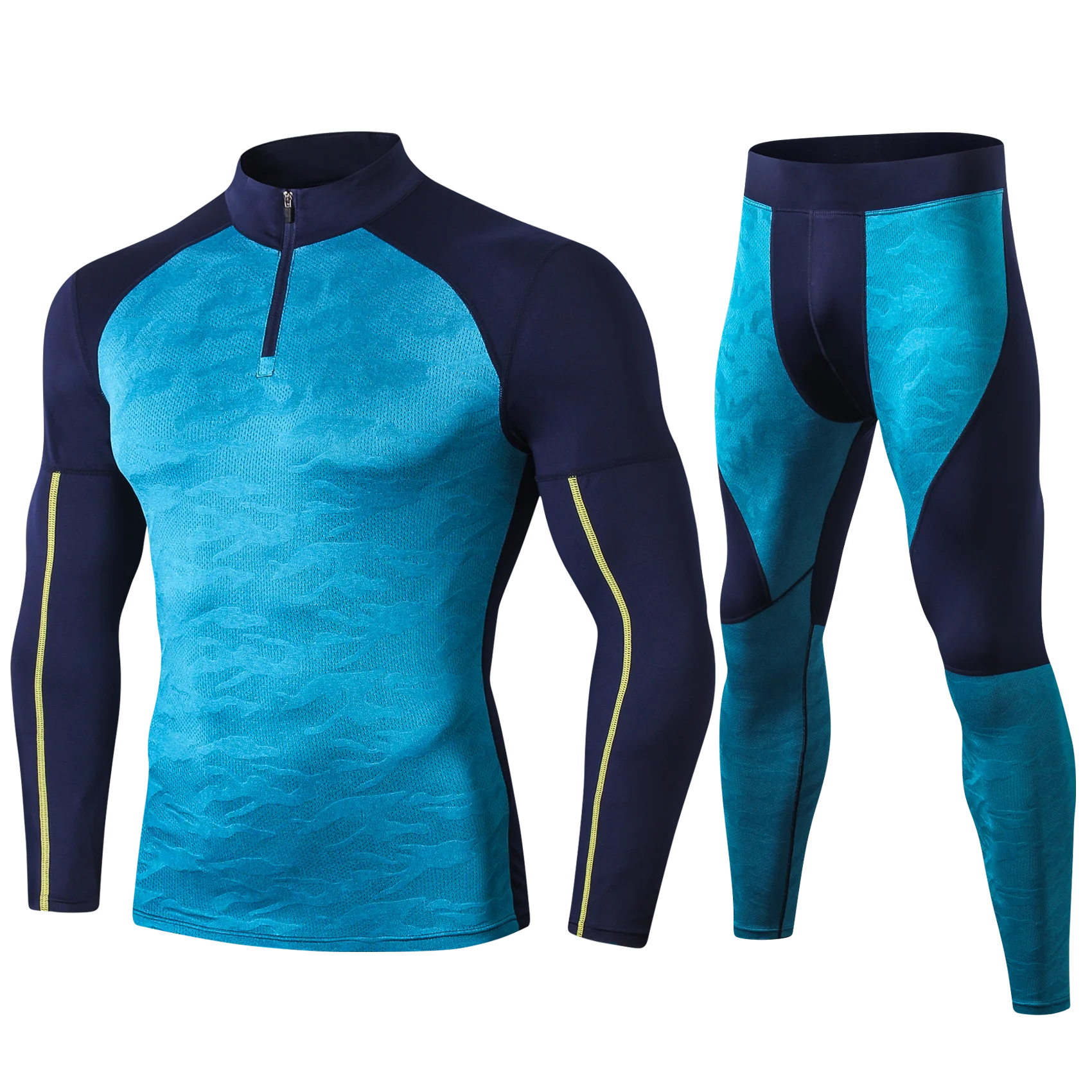 Mens Running Set Compression T - огляд і ціна T Shirt Tight Fit