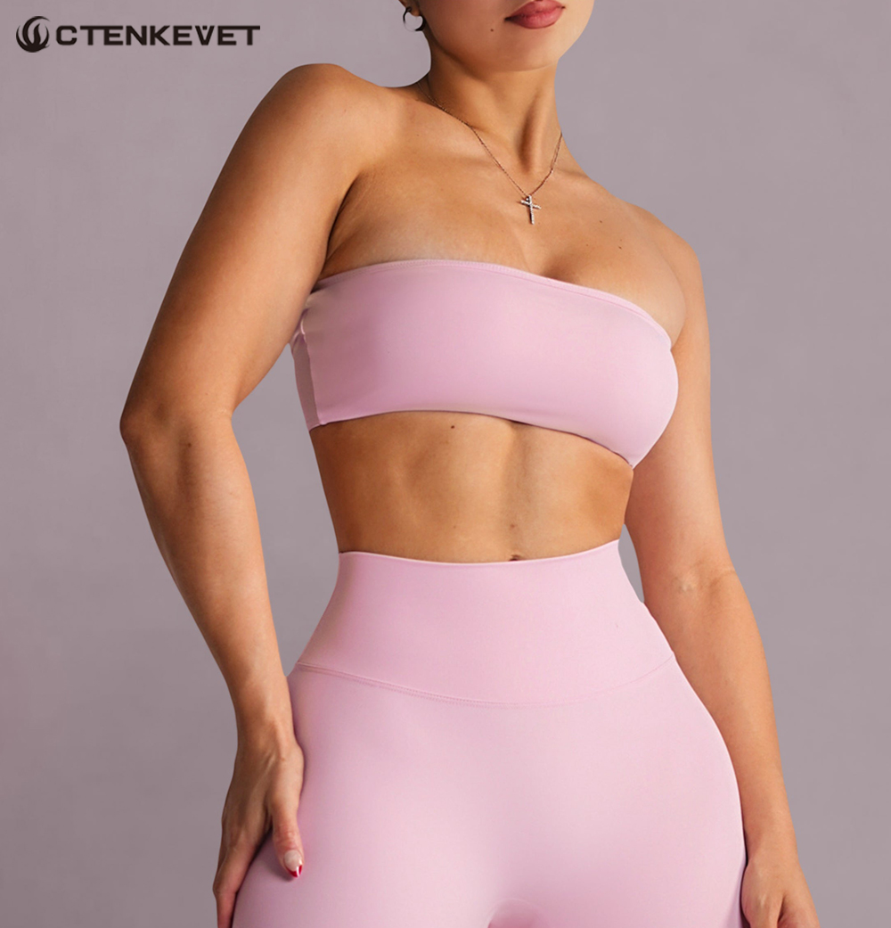 Strapless Sports Bra Gym Crop  - огляд і ціна Quick Dry Underwear