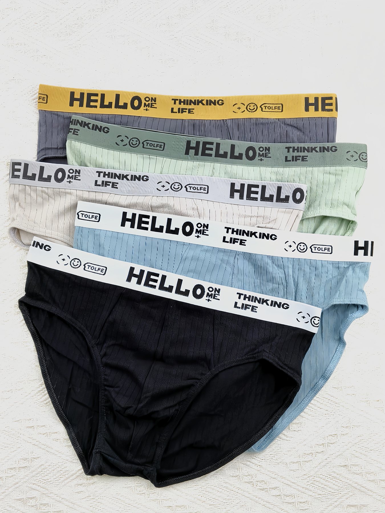 5-Pack Men's Cotton Briefs wit - огляд і ціна Multi Pack Underwear