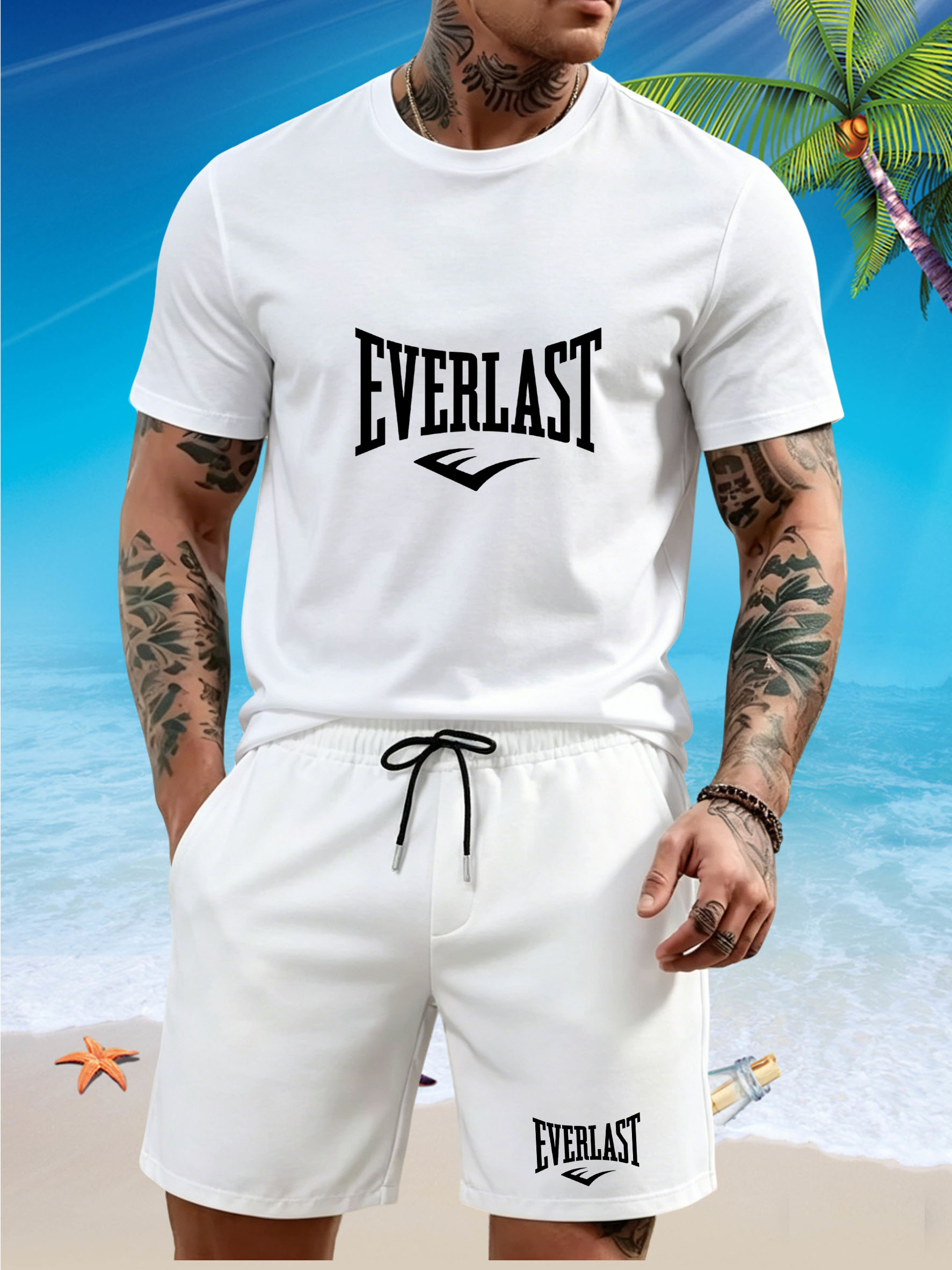 New men's slim fit T-shirt set - огляд і ціна T Shirt Tight Fit