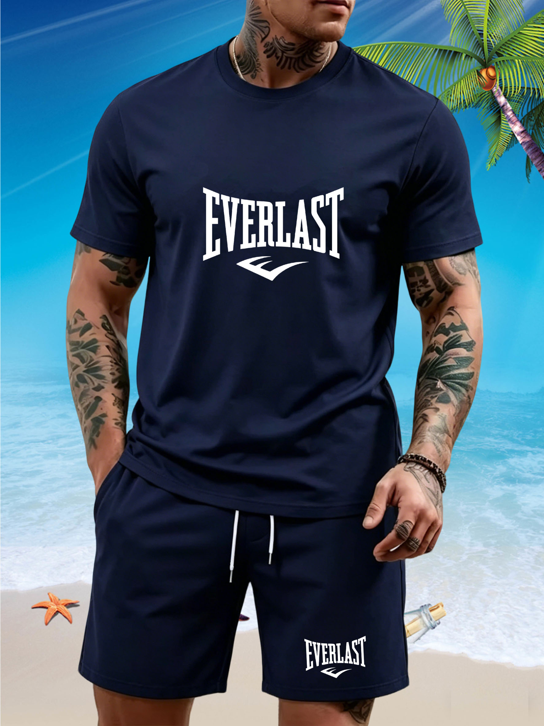 New men's slim fit T-shirt set - огляд і ціна T Shirt Tight Fit