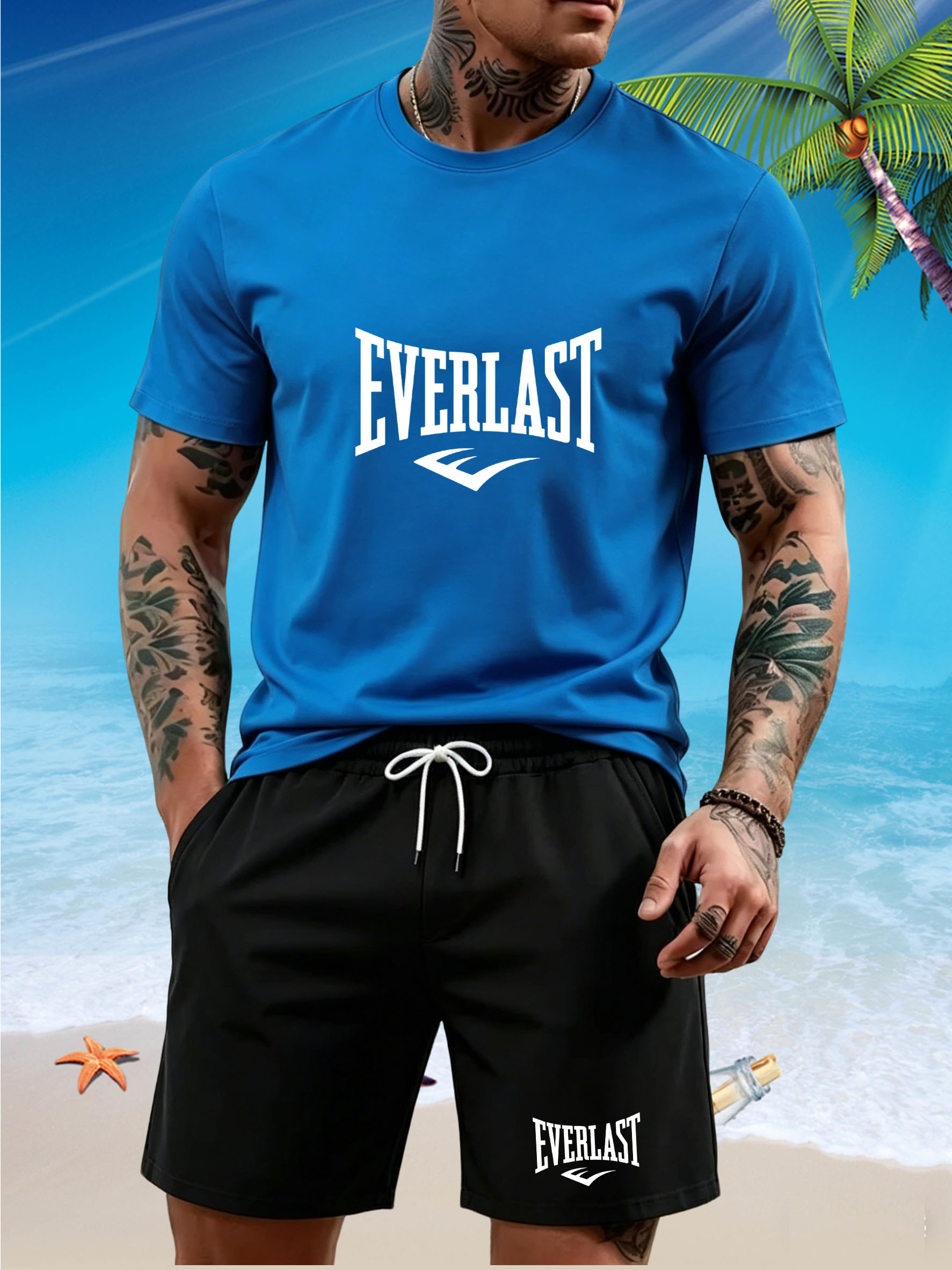 New men's slim fit T-shirt set - огляд і ціна T Shirt Tight Fit