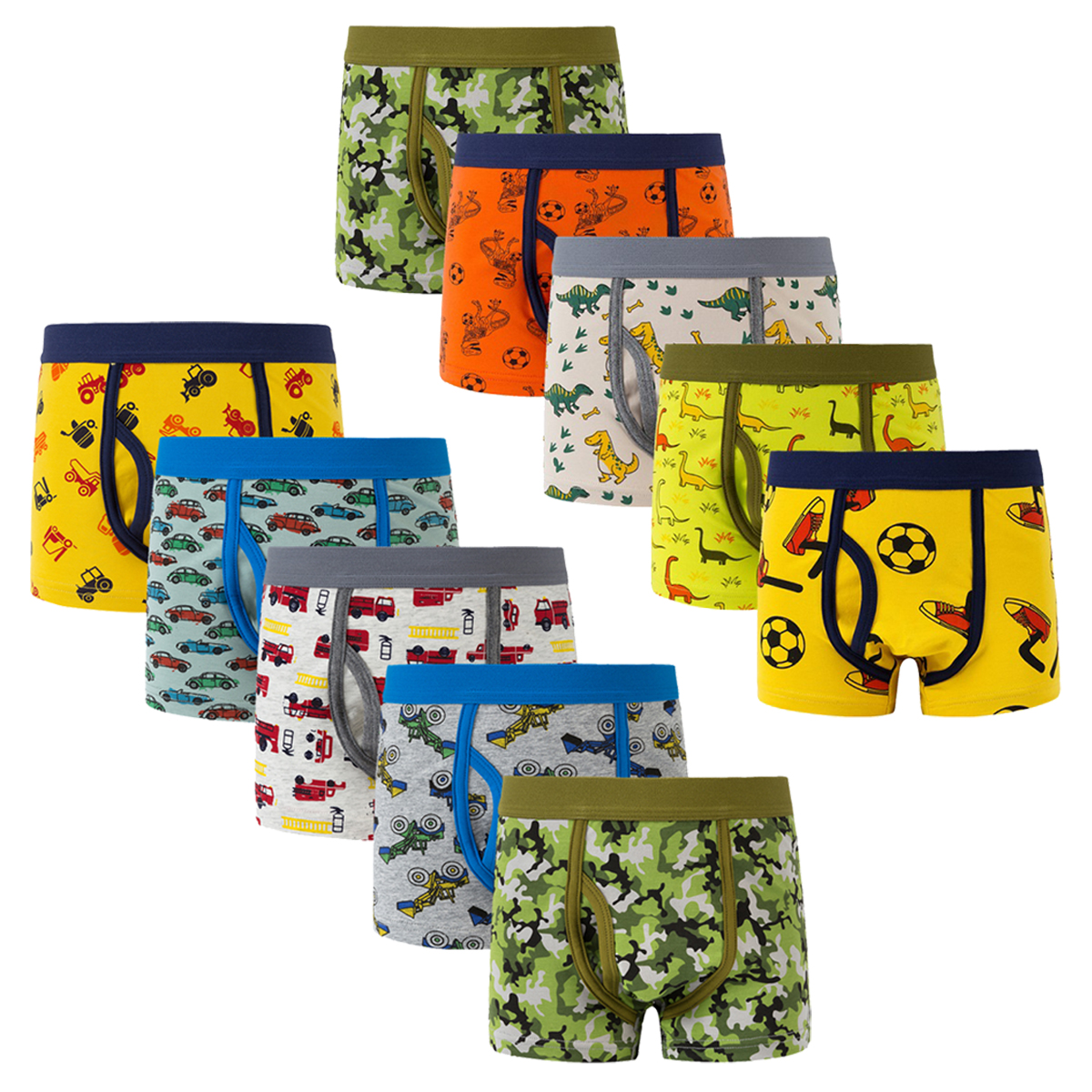 Little Boys' Cotton Boxer Brie - огляд і ціна Boxer Brief Pack Cotton