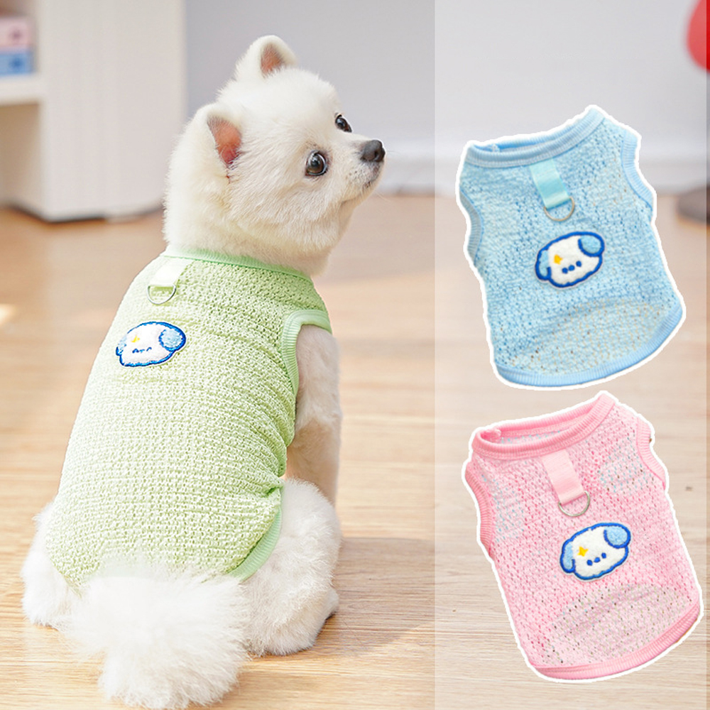Cute Dog Cooling Vest Solid Br - огляд і ціна Sleeveless Undershirt
