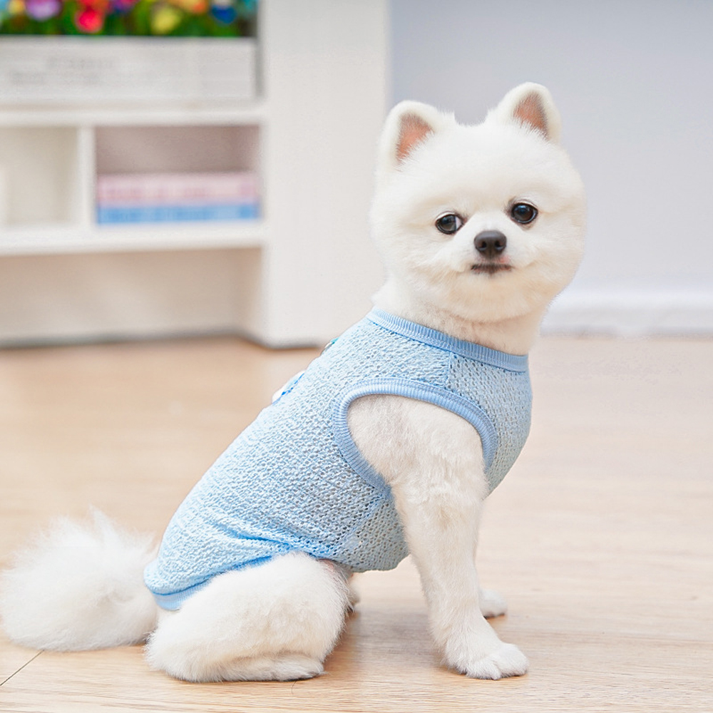 Cute Dog Cooling Vest Solid Br - огляд і ціна Sleeveless Undershirt
