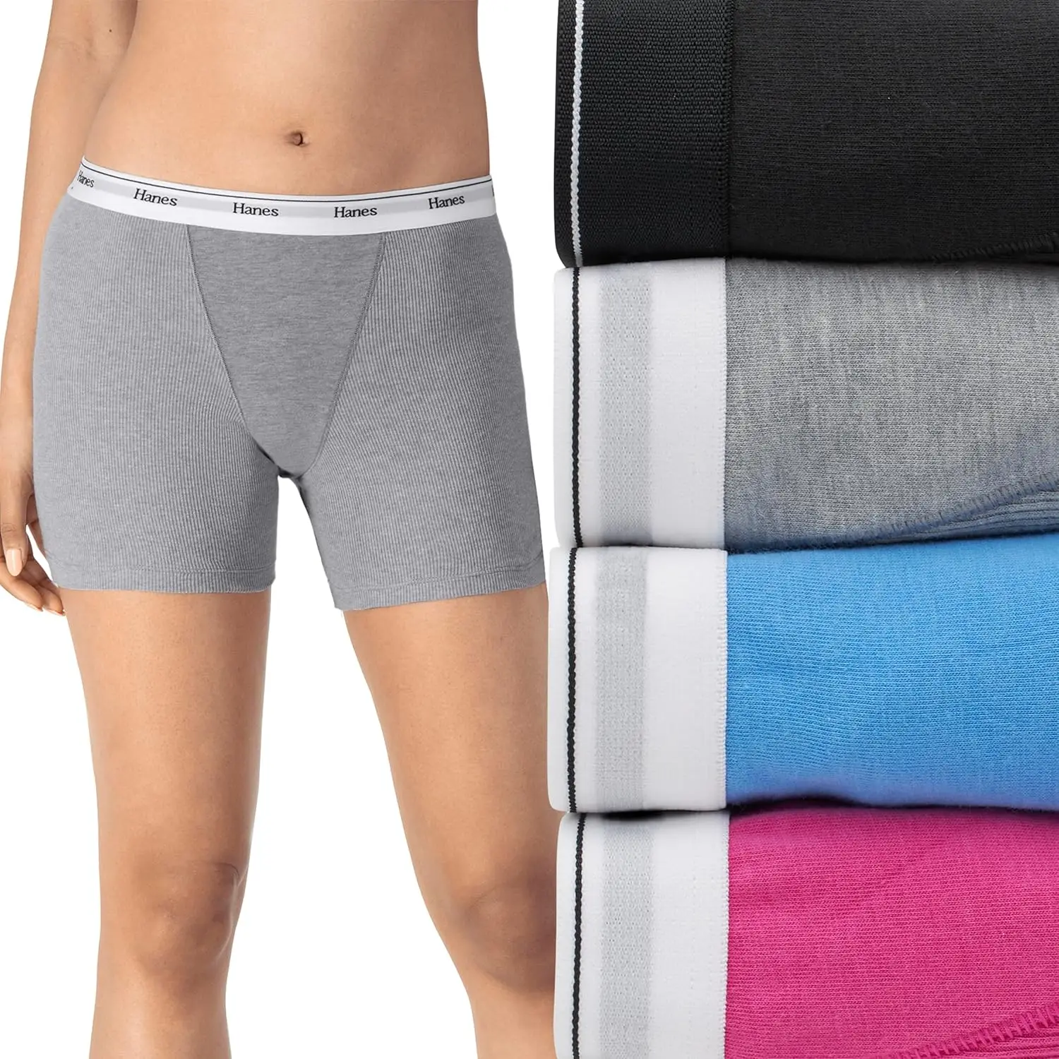 Originals Women’s Mid-Thigh Bo - огляд і ціна Boxer Brief Pack Cotton