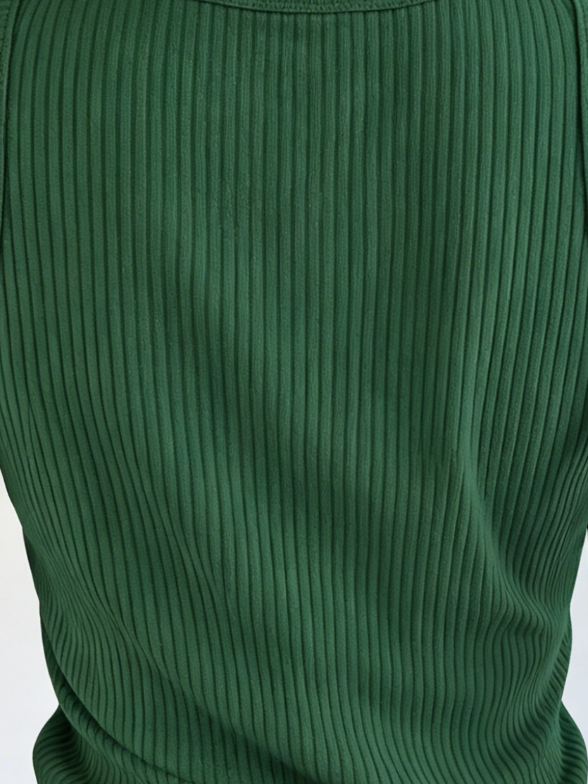 Plus Size Women Green Ribbed K - огляд і ціна Tank Top Ribbed