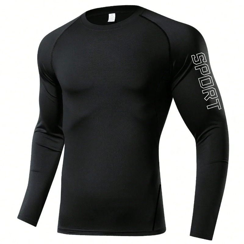Men Quick-dry T-shirt Long Sle - огляд і ціна Base Layer Top