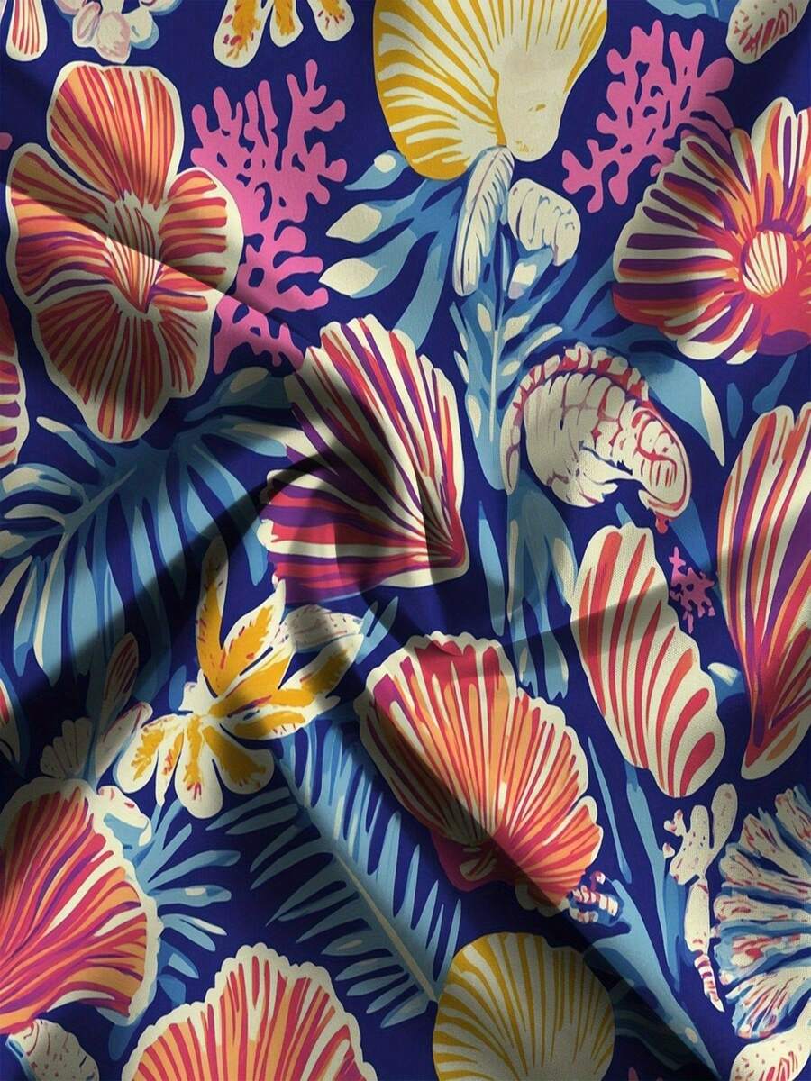 Mens Blue Tropical Ocean Flowe - огляд і ціна Trunk Breathable Men