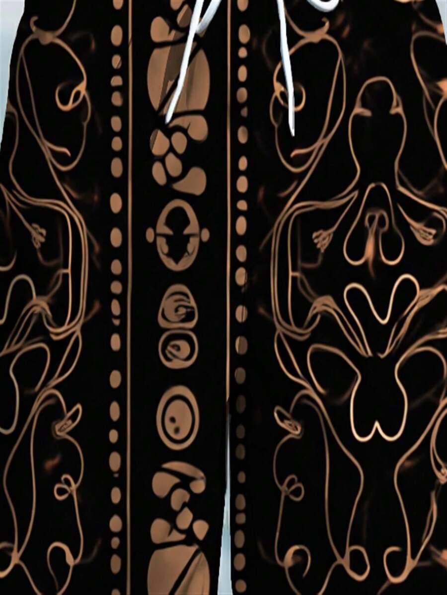 Mens Abstract Geometric Print  - огляд і ціна Trunk Breathable Men